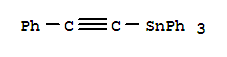 Triphenyl phenylethynyl tin molecular structure