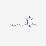 2-iodo-6-(2-propen-1-yloxy)Pyrazine molecular structure