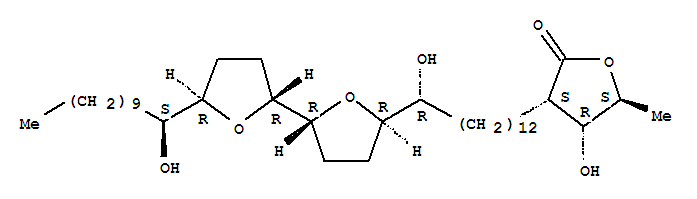 Laherradurin molecular structure