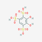1,2,4-Benzenetrisulfonic acid, 5,6-dihydroxy- molecular structure