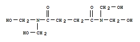 Butanediamide,N1,N1,N4,N4-tetrakis(hydroxymethyl)- molecular structure