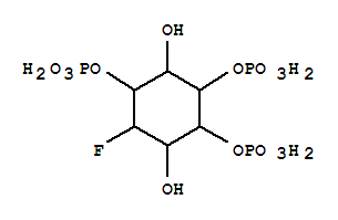 2-deoxy-2-fluoroinositol 1,4,5-trisphosphate molecular structure
