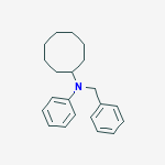 N-BENZYL-N-PHENYL-CYCLOOCTANAMINE molecular structure