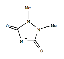 1,2-dimethyl-5-oxo-2,5-dihydro-1H-1,2,4-triazol-3-olate molecular structure