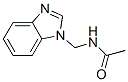 ACETAMIDE,N-(1H-BENZO[D]IMIDAZOL-1-YLMETHYL)- molecular structure