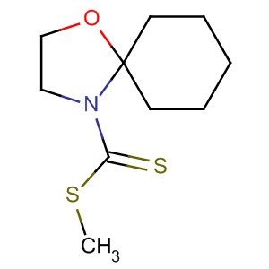 1-Oxa-4-azaspiro[4.5]decane-4-carbodithioic acid, methyl ester molecular structure