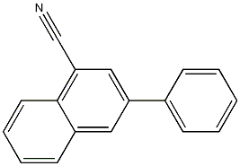 3-Phenylnaphthalene-1-carbonitrile molecular structure