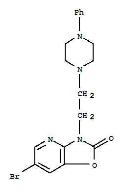 oxazolo[4,5-b]pyridin-2(3H)-one, 6-bromo-3-[2-(4-phenyl-1-piperazinyl)ethyl]-