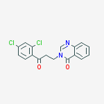 3-[3-(2,4-dichlorophenyl)-3-oxopropyl]quinazolin-4-one molecular structure