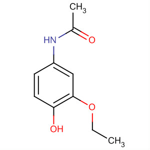 Acetamide, N-(3-ethoxy-4-hydroxyphenyl)- molecular structure