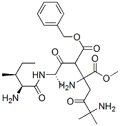 benzyloxycarbonyl-isoleucyl-alanyl-alpha-aminoisobutyryl-alpha-aminoisobutyrate methyl ester molecular structure