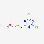 2-((4,6-DICHLORO-1,3,5-TRIAZIN-2-YL)AMINO)ETHANOL;ETHANOL,{2-[(4,6-DICHLORO-1,3,5-TRIAZIN-2-YL)AMINO]-};ETHANOL,{2-[(4,6-DICHLORO-S-TRIAZIN-2-YL)AMINO]-}