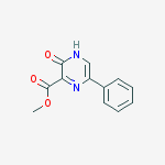 methyl 3-oxo-6-phenyl-3,4-dihydropyrazine-2-carboxylate molecular structure
