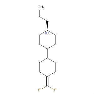 1,1'-Bicyclohexyl, 4-(difluoromethylene)-4'-propyl-, trans- molecular structure