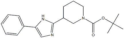 1-PIPERIDINECARBOXYLIC ACID, 3-(5-PHENYL-1H-IMIDAZOL-2-YL)-, 1,1-DIMETHYLETHYL ESTER