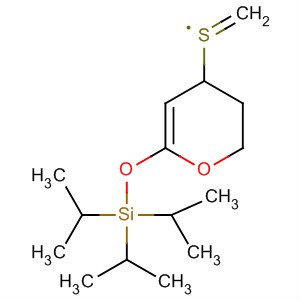 Silane,[(3,4-dihydro-4-methylene-2H-thiopyran-6-yl)oxy]tris(1-methylethyl)- molecular structure