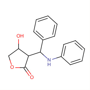 2(3H)-Furanone, dihydro-4-hydroxy-3-[phenyl(phenylamino)methyl]- molecular structure