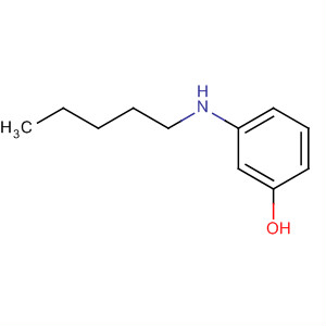 Phenol, 3-(pentylamino)- molecular structure