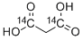 MALONIC ACID, [1,3-14C] molecular structure