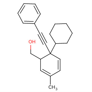 Benzenemethanol, a-cyclohexyl-4-methyl-a-(phenylethynyl)- molecular structure