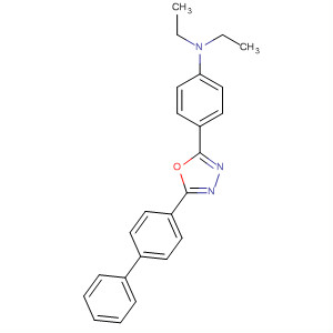 Benzenamine,4-(5-[1,1'-biphenyl]-4-yl-1,3,4-oxadiazol-2-yl)-N,N-diethyl- molecular structure