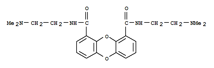 Dibenzo[b,e][1,4]dioxin-1,9-dicarboxamide,N1,N9-bis[2-(dimethylamino)ethyl]- molecular structure