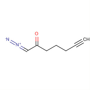 6-Heptyn-2-one, 1-diazo- molecular structure