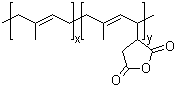 Polyisoprene-graft-maleic anhydride molecular structure