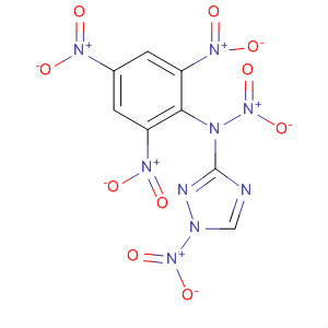 1H-1,2,4-Triazol-3-amine, N,1-dinitro-N-(2,4,6-trinitrophenyl)- molecular structure