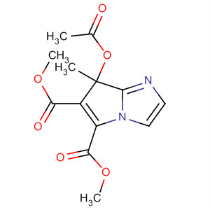 7H-Pyrrolo[1,2-a]imidazole-5,6-dicarboxylic acid,7-(acetyloxy)-7-methyl-, dimethyl ester molecular structure