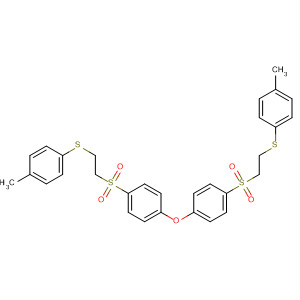 Benzene, 1,1'-oxybis[4-[[2-[(4-methylphenyl)thio]ethyl]sulfonyl]- molecular structure