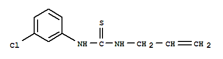 1-Allyl-3-(3-chlorophenyl)thiourea molecular structure