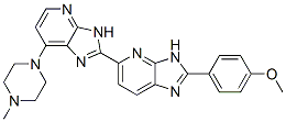 2-(4-methoxyphenyl)-5-((4-methylpiperazin-1-yl)-3H-imidazo(4,5-b)pyridin-2-yl)-3H-imidazo(4,5-b)pyridine