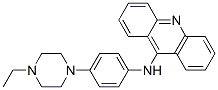 N-[4-(4-ethylpiperazin-1-yl)phenyl]acridin-9-amine molecular structure