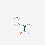 2-HYDROXY-3-(3-METHYLPHENYL)PYRIDINE molecular structure