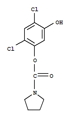 2,4-dichloro-5-hydroxyphenyl pyrrolidine-1-carboxylate