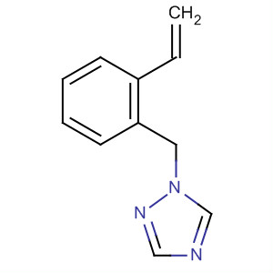 1H-1,2,4-Triazole, 1-[(ethenylphenyl)methyl]- molecular structure