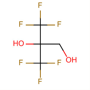 1,2-Propanediol, 3,3,3-trifluoro-2-(trifluoromethyl)- molecular structure