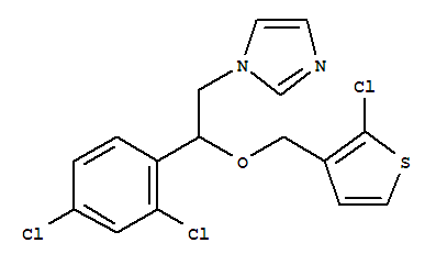 (+)-Tioconazole molecular structure