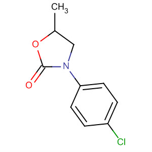 2-Oxazolidinone, 3-(4-chlorophenyl)-5-methyl- molecular structure