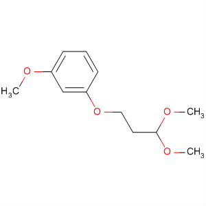 Benzene, 1-(3,3-dimethoxypropoxy)-3-methoxy- molecular structure