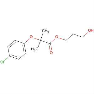 Propanoic acid, 2-(4-chlorophenoxy)-2-methyl-, 3-hydroxypropyl ester molecular structure
