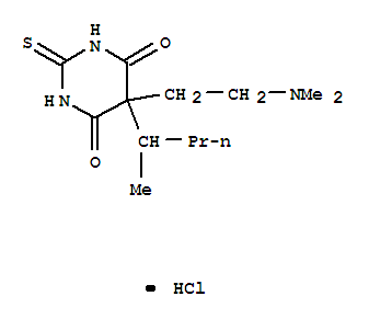 5-[2-(dimethylamino)ethyl]-5-(1-methylbutyl)-2-thioxodihydropyrimidine-4,6(1H,5H)-dione hydrochloride