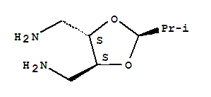 1,3-DIOXOLANE-4,5-DIMETHANAMINE,2-(1-METHYLETHYL)-,[4S-(2A,4A,5BTA)]-