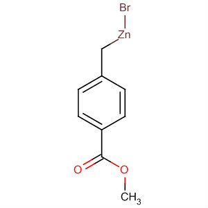 Zinc, bromo[[4-(methoxycarbonyl)phenyl]methyl]- molecular structure