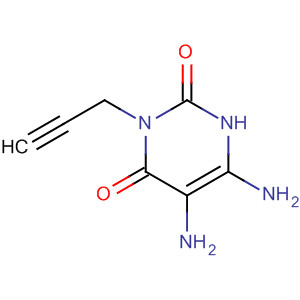 2,4(1H,3H)-Pyrimidinedione, 5,6-diamino-3-(2-propynyl)- molecular structure