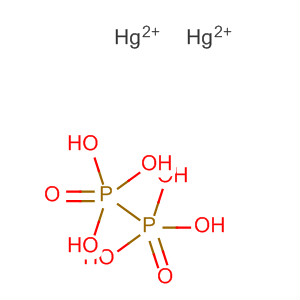Diphosphoric acid, mercury(2+) salt (1:2) molecular structure