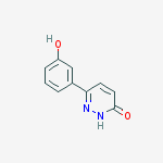 3(2H)-Pyridazinone, 6-(3-hydroxyphenyl)- molecular structure