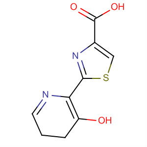 4-Thiazolecarboxylic acid, 4,5-dihydro-2-(3-hydroxy-2-pyridinyl)-, (4S)-