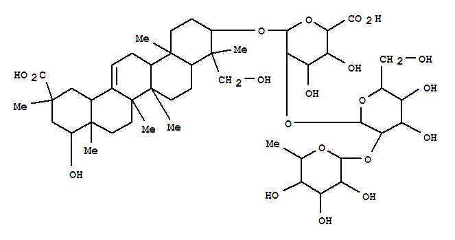 30-Noroleanane,b-D-glucopyranosiduronic acidderiv. molecular structure